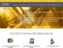 Tablet Screenshot of cypherix.fr