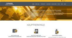Desktop Screenshot of cypherix.de
