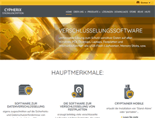 Tablet Screenshot of cypherix.de